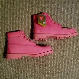 Pink Timberland Boots